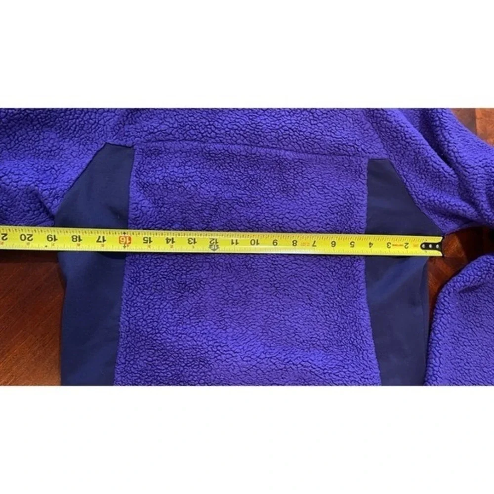 Columbia‎ Womens M Purple Sherpa Fleece Jacket Full Zip Outdoor Hiking Cozy